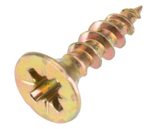 Универсальный саморез KRANZ 4x16, желтый цинк, 200 шт. KR-01-3311-024 – изображение 4