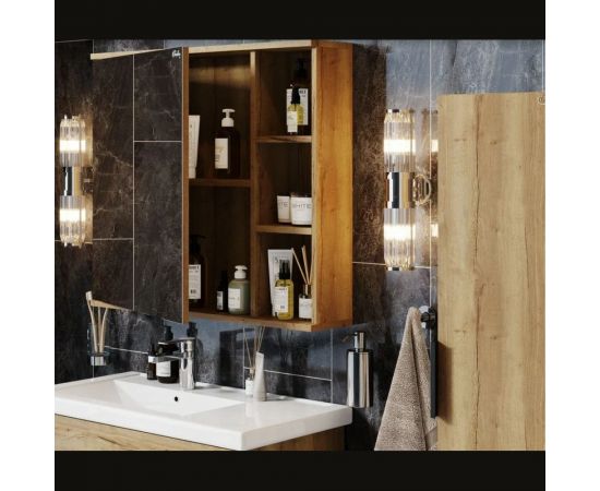 Зеркальный шкаф Onika ЛЕГРАН дуб галифакс 80.00У 208092 – изображение 4