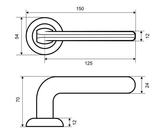 Комплект для двери Palladium SET 34 L 100 GF СТ-00001023 – изображение 4