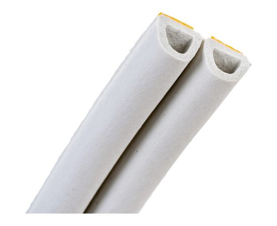 Самоклеящийся уплотнитель Sila D-профиль, 10 м, белый W10 SILADW10 – изображение 4
