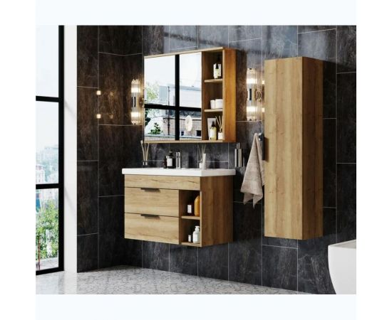 Зеркальный шкаф Onika ЛЕГРАН дуб галифакс 80.00У 208092 – изображение 5