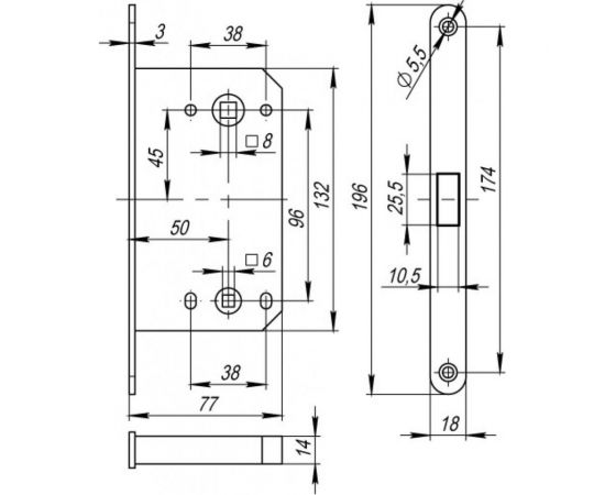 Магнитная сантехническая защелка MORELLI цвет-мат.никель M1895 SN 9010349 – изображение 5