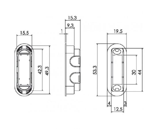 Магнитная сантехническая защелка MORELLI цвет-мат.никель M1895 SN 9010349 – изображение 6