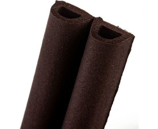 Самоклеящийся уплотнитель Sila D-профиль, 10 м, коричневый В10 SILADВ10 – изображение 6
