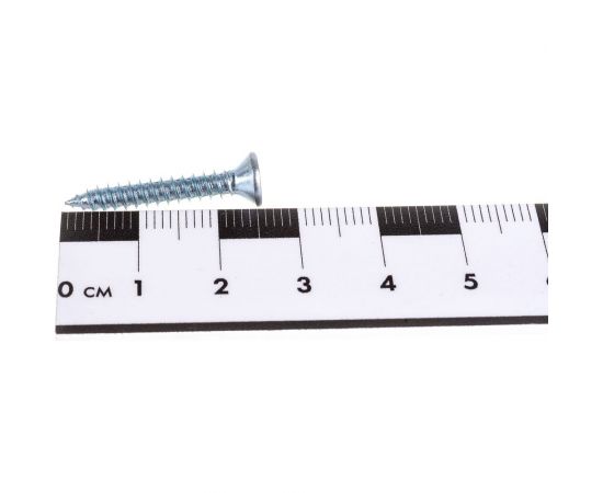 Саморез ZAMETAL 3,9х25 с потайн. гол., крест. шлиц, DIN 7982, оц., 1000 шт ZA081108 – изображение 9