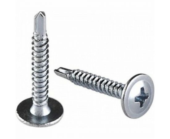 Саморез с пресс-шайбой BEFAST 4.2х32 наконечник сверло, цинк, 10 кг C1103210S 