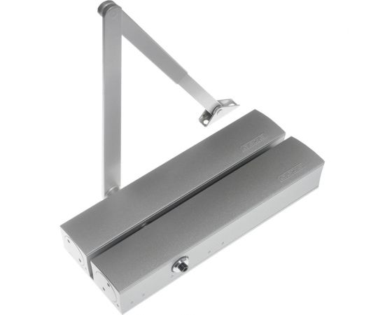 Доводчик GEZE TS4000 BC Tandem Al серебристый с тягой , регул. усилие закрывания, вес полотна до 300 кг, ширина полотна до 3000мм 68624 