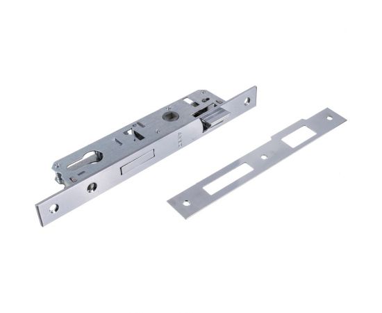 Замок дверной врезной ANBO м/о 85 мм, пл 23 мм, д/м 25 мм с фалевой защелкой l4377 