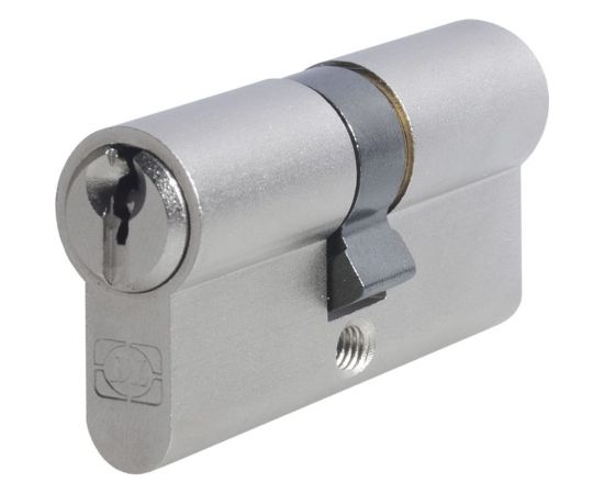 Цилиндр DOORLOCK DL Standard 30x30 мм PN матовый никель 3 ключа 72030 