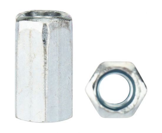 Удлиненная гайка для шпильки KRANZ М6, 1,0x10x18, 20 шт. KR-01-3541-002 