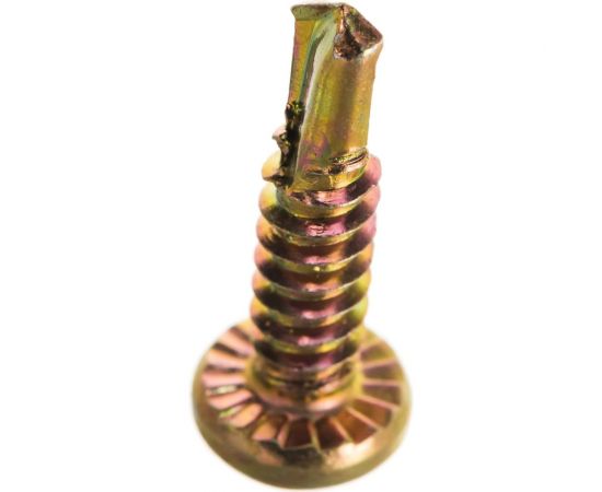 Самонарезающий винт со сверлом Grabber LOX 4,8х19 мм желтый цинк 400 шт. + бита 25мм FP101875LYZ-400DIY-LOX – изображение 2