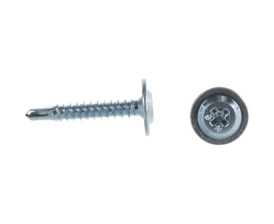 Усиленный саморез BULLIT ШСММ 4.2х25, сверло, 1000 шт, пластиковый контейнер 1500 мл 14-0018910 – изображение 2