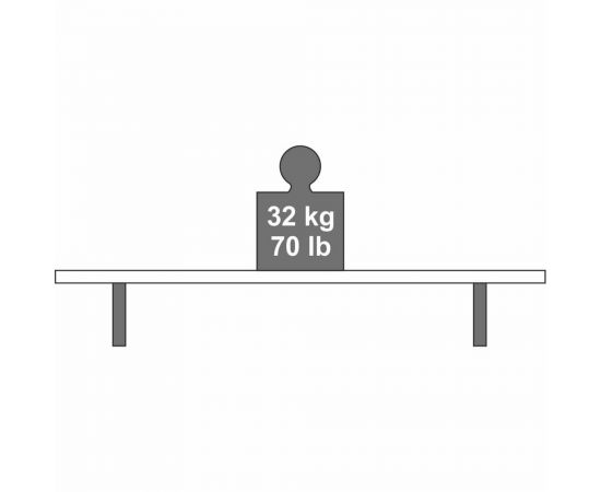Стальной кронштейн Dolle ALTURA 120x80 мм, белый 90573 – изображение 3