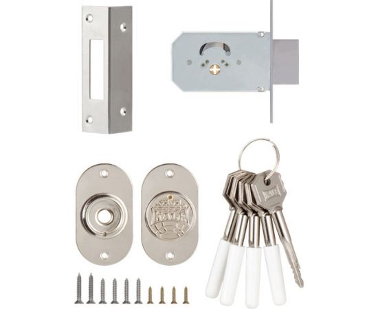 Врезной крестообразный замок KALE KILIT 156/F (45 мм), 5 ключей 1092 – изображение 3