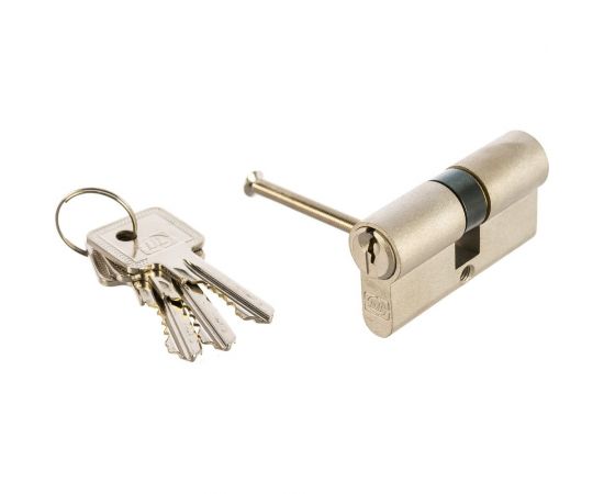 Цилиндр DOORLOCK DL Standard 30x30 мм PN матовый никель 3 ключа 72030 – изображение 3