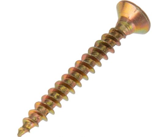 Универсальный саморез KRANZ 3,5x30, желтый цинк, 200 шт. KR-01-3311-004 – изображение 4