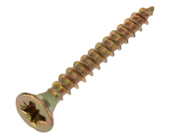 Универсальный саморез KRANZ 3x25, желтый цинк, 200 шт. KR-01-3311-012 – изображение 4