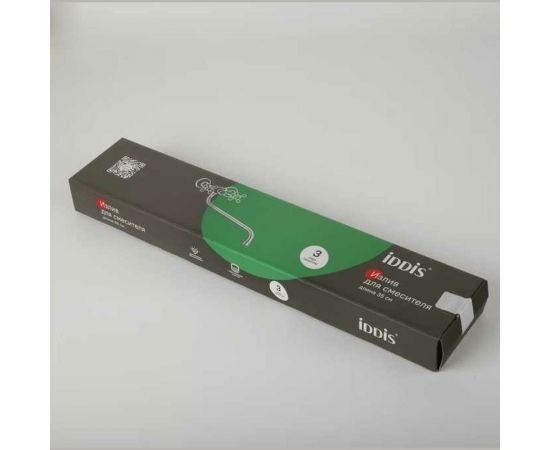 Излив для ванны IDDIS s образный, нержавеющая сталь, 350 мм., поворотный, хром 995S35C2SM – изображение 4