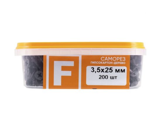 Усиленный саморез FastenPro ШСГД 3,5x25 200 шт., FP-б.пл.конт. 280 мл 14-0020598 – изображение 5