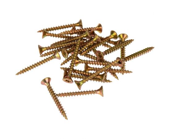 Универсальный саморез KRANZ 4x35, желтый цинк, 50 шт. 1111-0435-4 – изображение 6