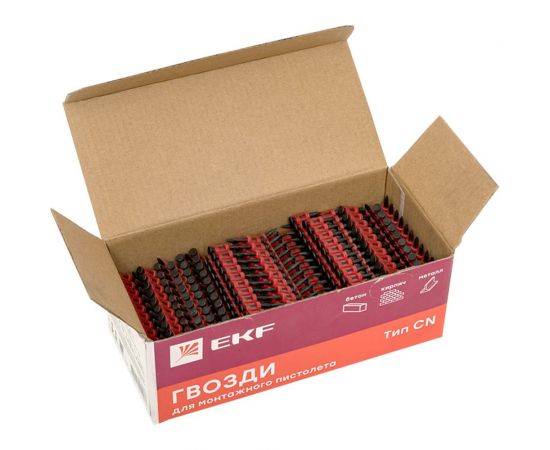 Гвозди по бетону, металлу, кирпичу EKF тип CN, диаметр 2.7 мм, длина 22 мм, 1000 шт. cpn-2722bg – изображение 8