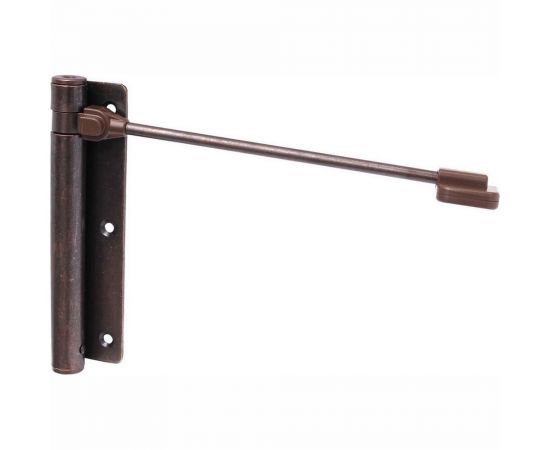 Дверной доводчик ALDEGHI LUIGI SPA левый, 170х39х225 мм, цвет: бронза, к-т: 1 шт + ключ с декоративными шурупами 114AB170S 