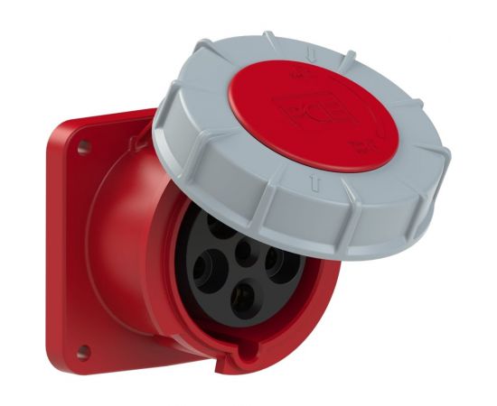Встраиваемая розетка PCE 63А 400V 3P+N+E IP67 335-6 