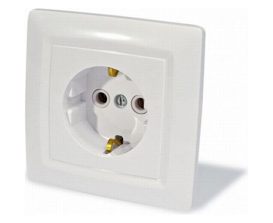 Розетка скрытой установки ООО МПО Электротехника 1 мест. с з/к 2739 