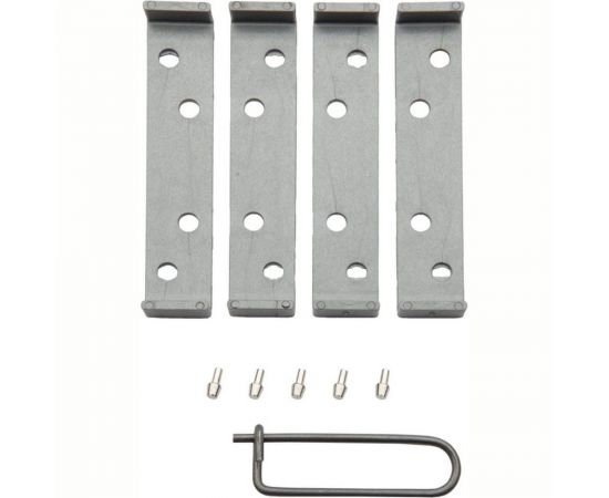 Барная пружинная петля двойного действия ALDEGHI LUIGI SPA 148х50х42 мм, цвет: античное серебро, к-т: 2 шт + ключ с декоративными шурупами 101FA150B – изображение 2