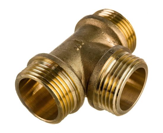 Тройник Гроссис (латунь) НР 1" 0730336 – изображение 2
