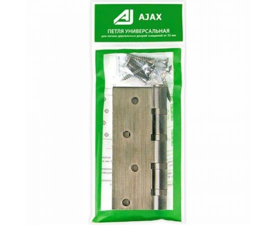 Универсальная петля AJAX 4B/P 100x70x2 AB бронза, пакет 38113 – изображение 3