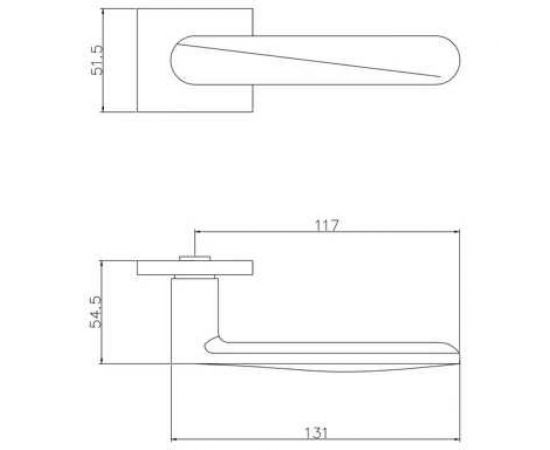 Дверные ручки ADDEN BAU LEDO S-522 BLACK 940002023014 – изображение 3