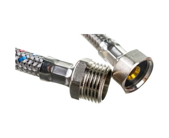 Гибкая подводка для воды НР 1/2"" х ВР 1/2"", длина 1 мм STOUT RG008P0SIGMJFC – изображение 3