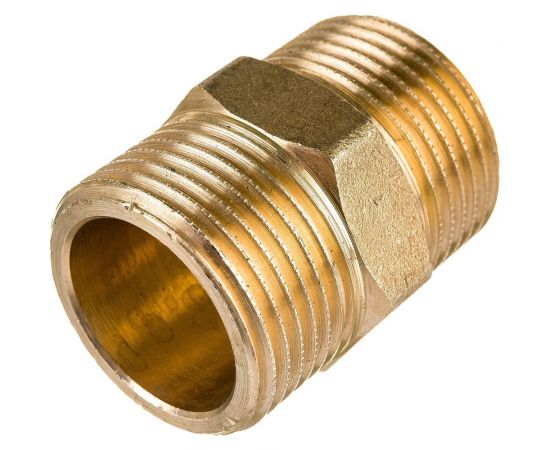 Удлиненный ниппель 1 латунный Uni-Fitt 601G4400 – изображение 3