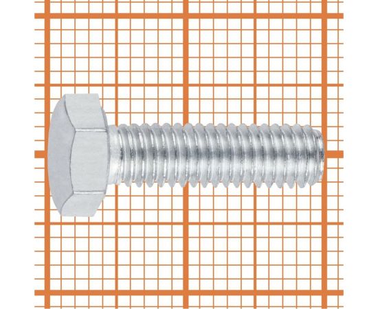 Болт с шестигранной головой FastenPro DIN 933 10.9 M6x20 8 шт., FP-подвес 14-0020571 – изображение 4
