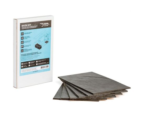 Комплект для шумоизоляции стальных ванн и поддонов SGM 70006901 