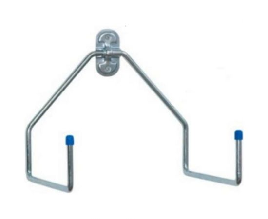 Двойной L-образный крюк ALDEGHI LUIGI SPA 200х200х80х9 мм, оцинкованный 4070AZ200 