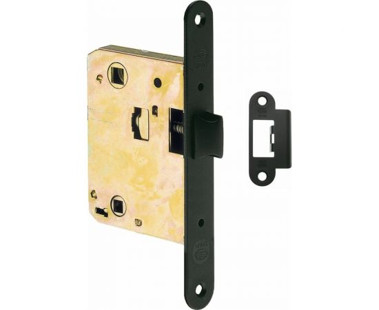 Дверная сантехническая защелка Amig черная 4000-70 NE 