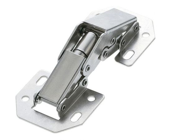 Автоматическая накладная петля с шурупами Amig никель 15-75 