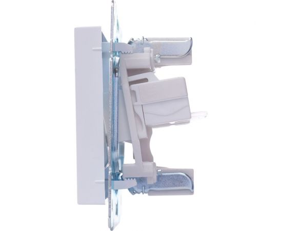 Двойная компьютерная розетка Lezard VESNA белая 742-0288-141 – изображение 2