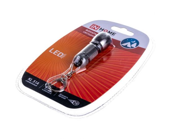 Фонарь-брелок IN HOME KL, 51A, LED, алюминий 4690612032030 – изображение 2