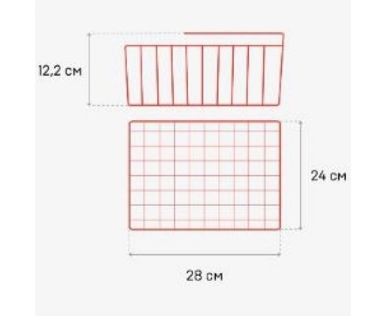 Полка-органайзер ЧМЗ 24x28x12.2 см 501-015-03 – изображение 3