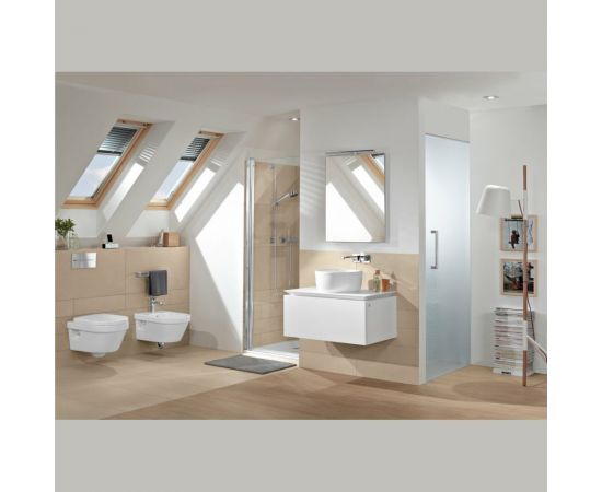 Подвесной унитаз Villeroy & Boch Architectura шгв 370x530x330 CeramicPlus цвет-альп.бел. 5684HRR1 – изображение 3