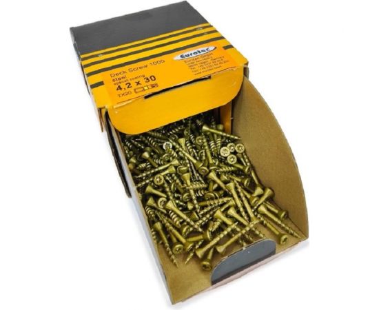 Саморезы Eurotec Deck Srew 1000 4.2x30 TX20, потай, 250 шт. 945201 – изображение 3