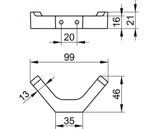 Крючок для полотенца Keuco Edition 11 00000064482 00000064482 – изображение 3