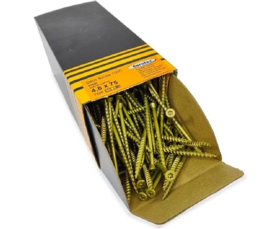 Саморезы Eurotec Deck Srew 1000 4.8x75 TX20, потай, 250 шт. 945204 – изображение 3