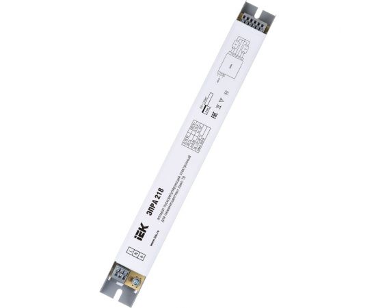 Пускорегулирующий электронный аппарат для линейных ЛЛ Т8 IEK ЭПРА 218 LLV218D-EBFL-2-18 – изображение 4