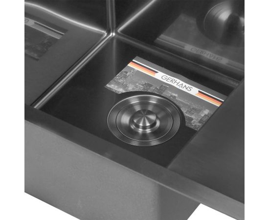 Кухонная мойка GERHANS K35848B-L – изображение 4