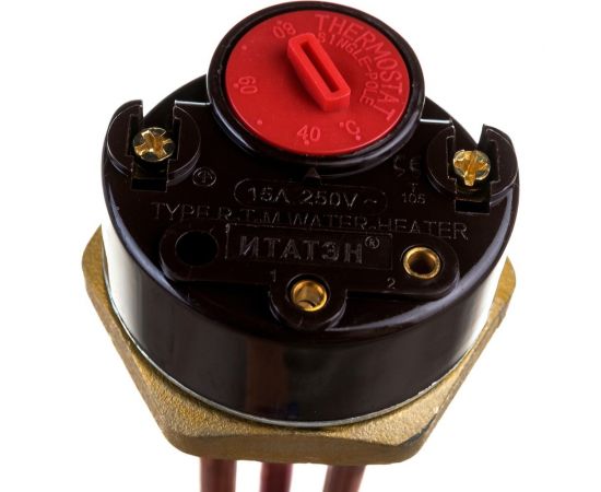 ТЭН для водонагревателя REXANT RCT - 2500 Вт, фланец 42 мм, под анод М6, с терморегулятором 70-0319 – изображение 4