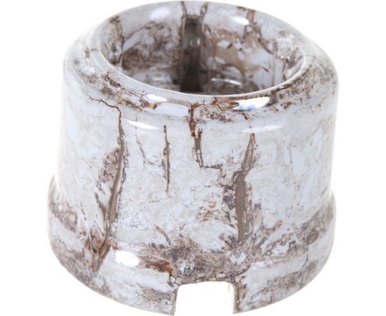 Розетка Retrika, ретро, керамическая, с заземляющим контактом, мрамор RS-80006 – изображение 5